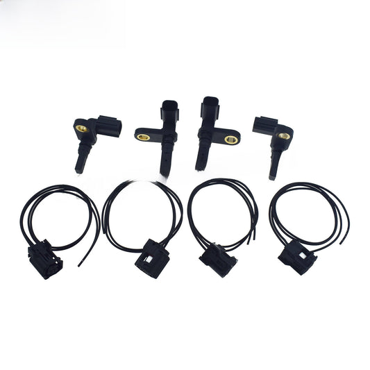 For 07-17 for Toyota Sequoia Tundra Front Rear LH RH ABS Wheel Speed Sensor +4x Plug