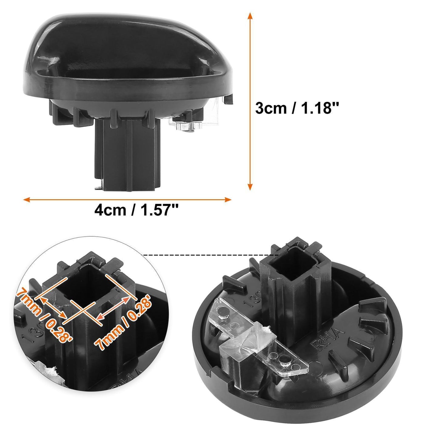 55905-0C010 3x Car AC Heater Control Knobs Replacement for Toyota Tundra Truck Q