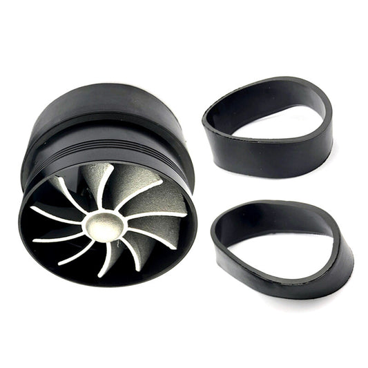 US Car Air Intake Turbonator Single Fan Engine Gas Fuel Saver Turbine Charger¡Á1 v