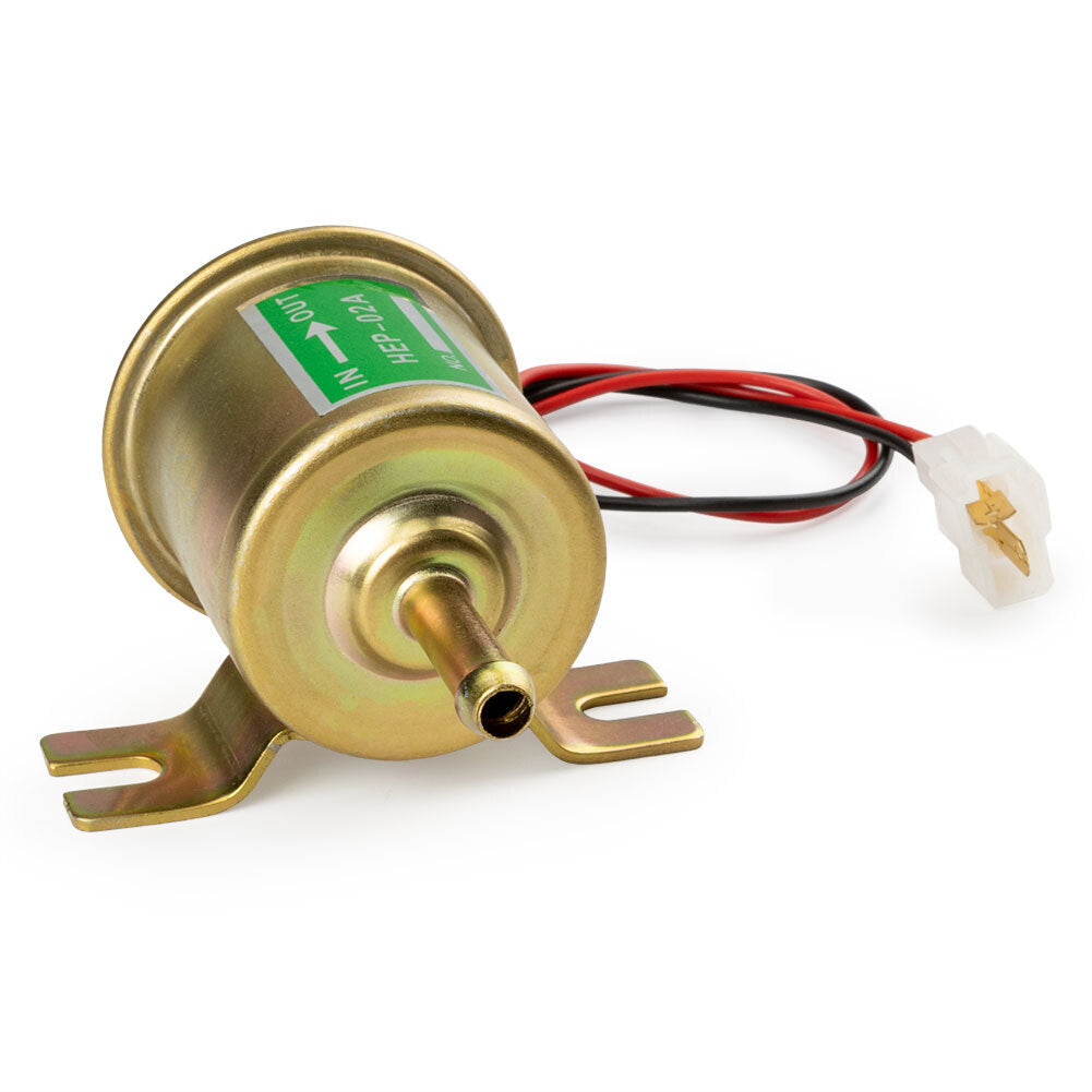 Universal Electric Fuel Pump HEP-02A 4-7PSI 12V Inline Low Pressure Gas Q