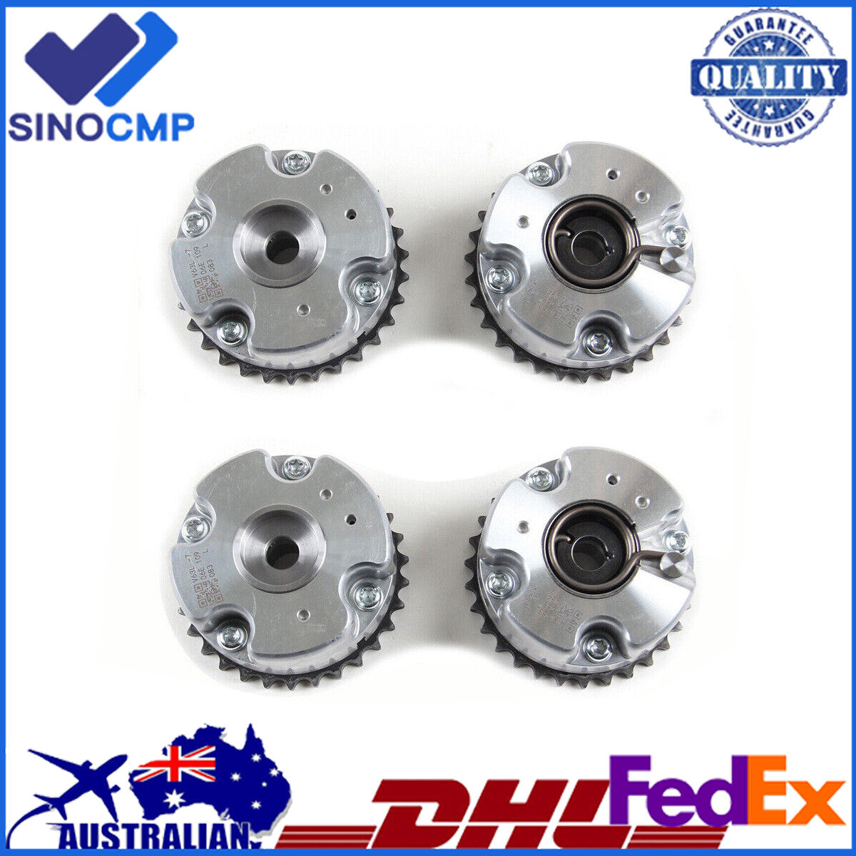 Intake Exhaust Camshaft Adjuster Kit for VW for Audi 4.2L BAR CAUA BVJ BYH CNDA