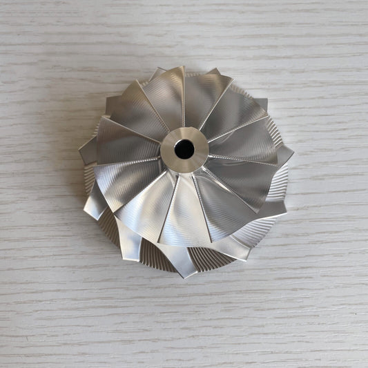 GTX3582 9833-2 62.45/82.36mm 11+0blades Point milling std blade billet wheel