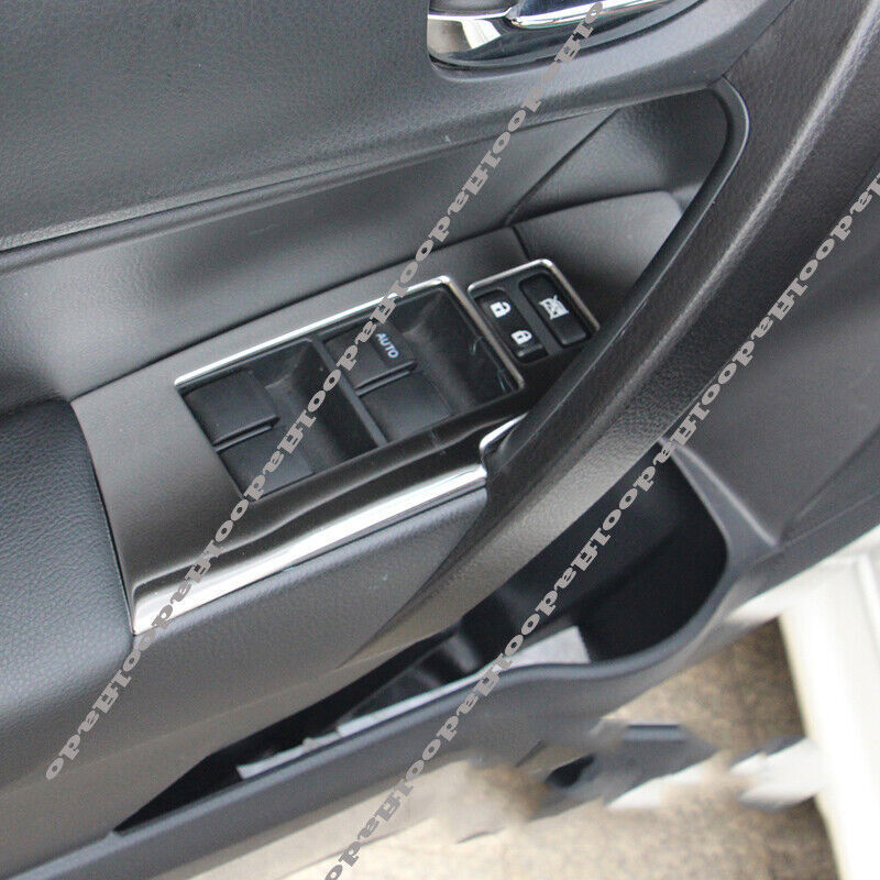 for Toyota for Corolla 2014-18 Black Interior Door Armrest Window Switch Cover Trim