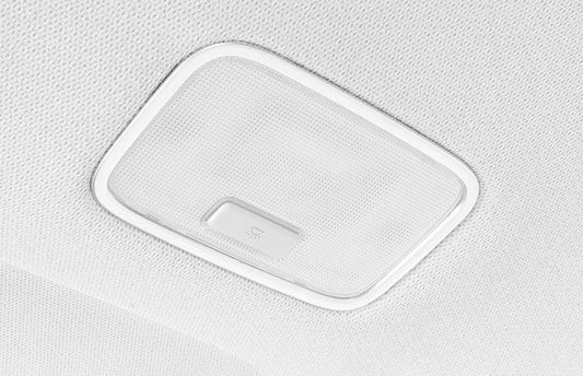 for Hyundai for Elantra 2021-2022 Silver Titanium Rear Reading Lamp Frame Cover Trim