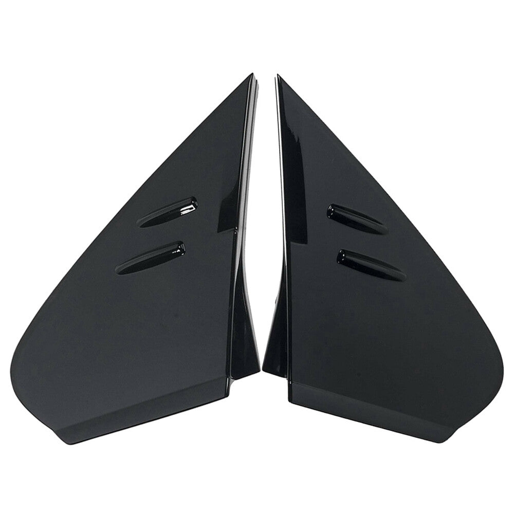 Black Pair of Front Fender Trim Covers Fits Prius Prime Awd-e 2016 -2021