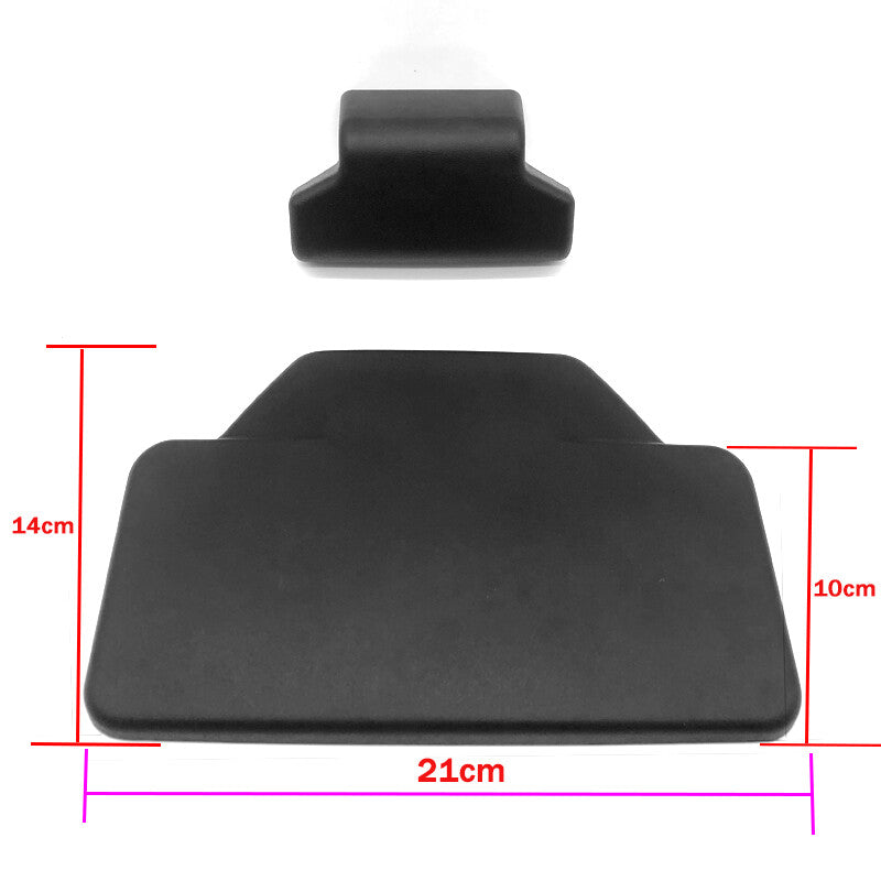 Motorcycle aluminum alloy tail box backrest cushion suitable for bicycles - n