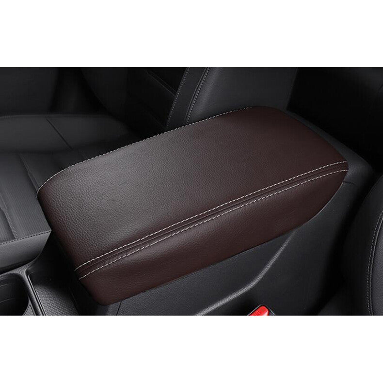 for Honda CR-V 2023-2024 Brown PU Center Console Armrest Cover Cushion Mat trim