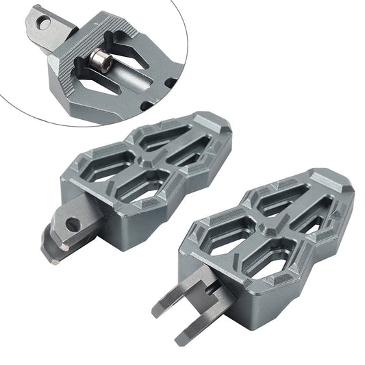 Front Foot Pedal Rests Footpegs Gray For Benelli TNT 600 300 302S QJMotor 350
