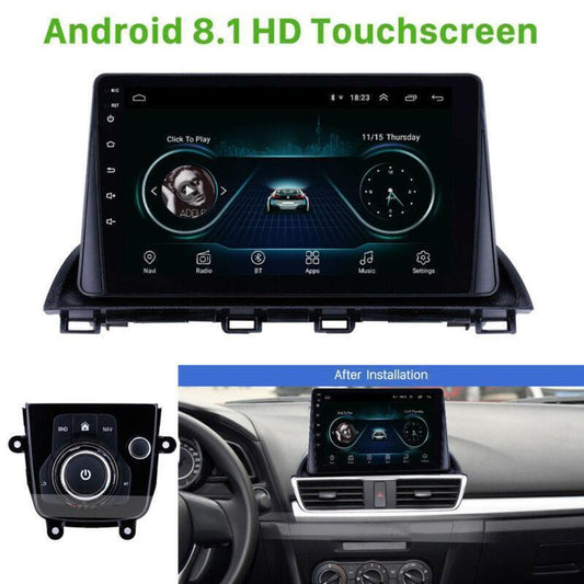 Car Stereo Bluetooth Double Din 9 Inch Touch Screen MP5 Player for Mazda 3 Axela