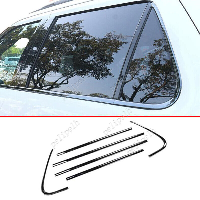 Black Steel Windows Strip Sill Molding Cover Decor For Explorer 2011-2019 n