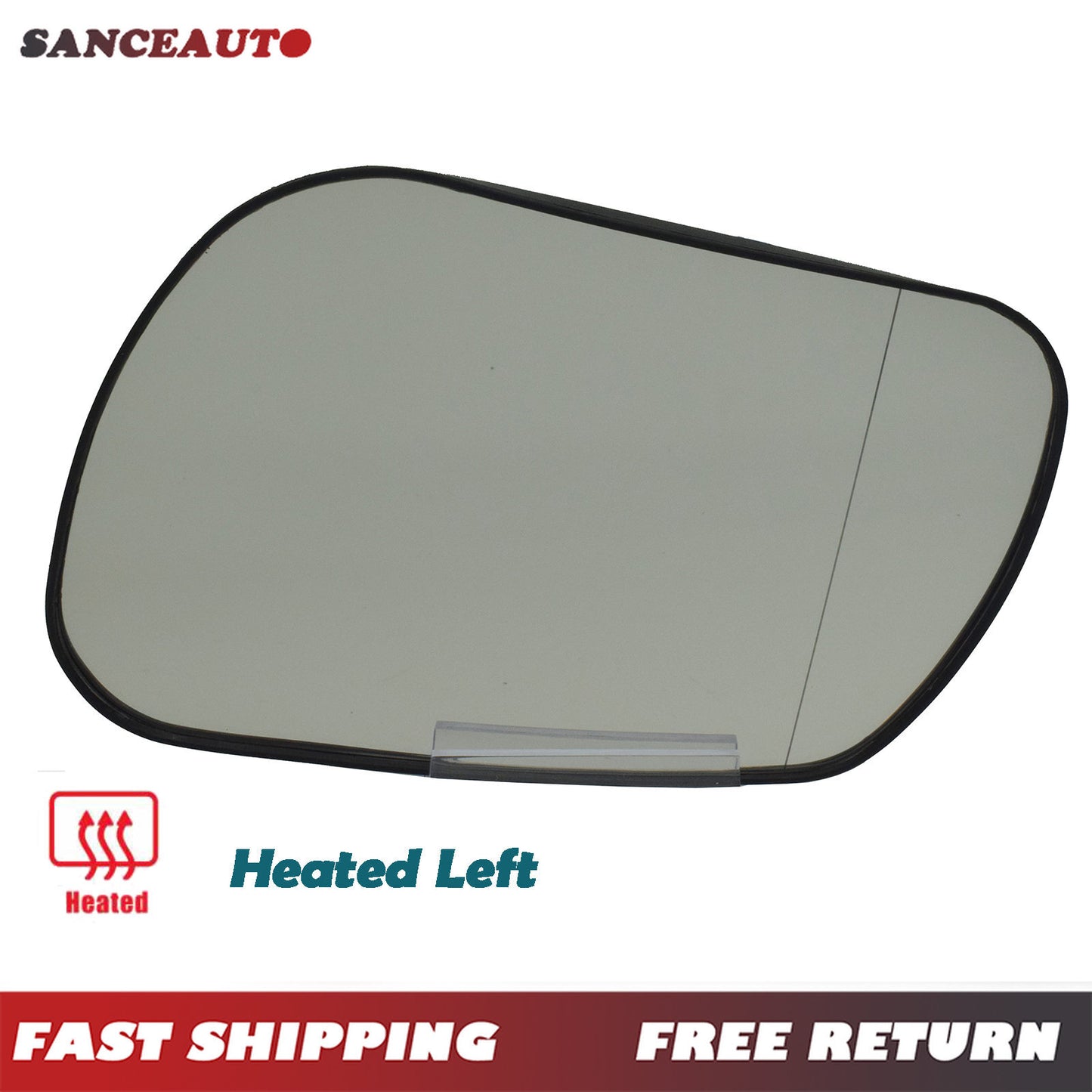 Left LH heated wing mirror glass is suitable for Mazda 3 BK 2003-2010 and for Mazda 6 GG 2003-2008. v