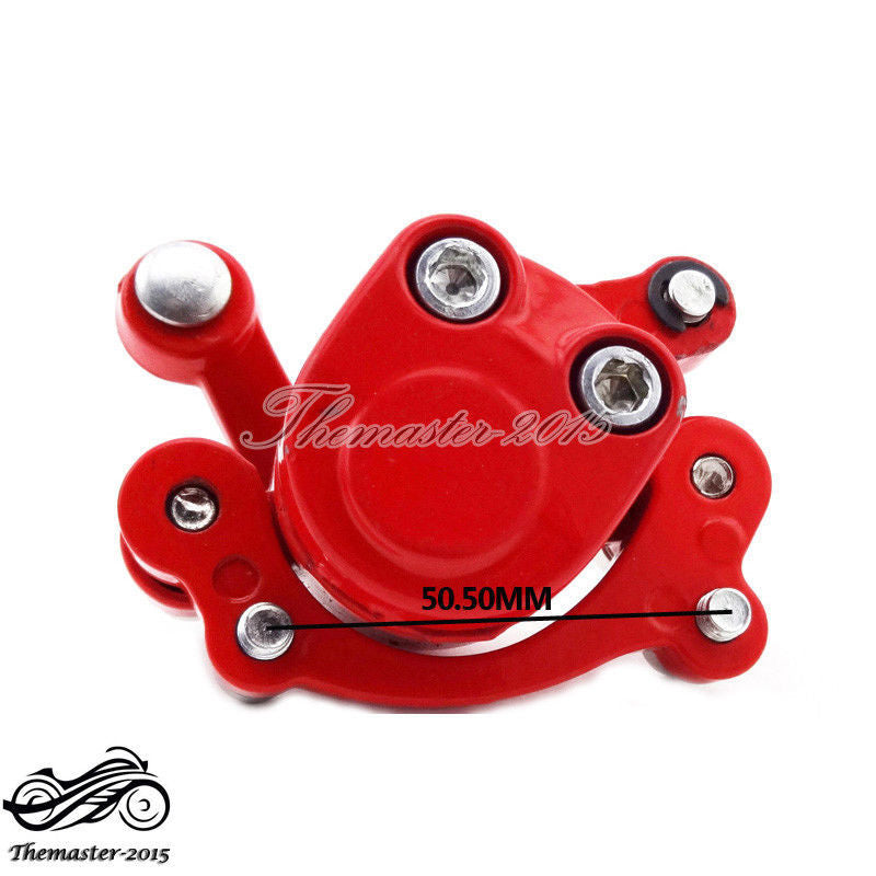 for Mini Dirt Bike Rear Disc Brake Caliper Red For 97cc 2.8HP DB30 Baja Doodle Bug Q