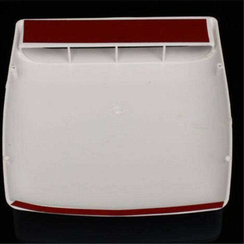 White ABS airflow intake hood, ventilator cap, decorative cover - universal