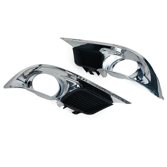 Paired fog light grille and fog light covers for Toyota for Avalon 2013 and 2014 models.