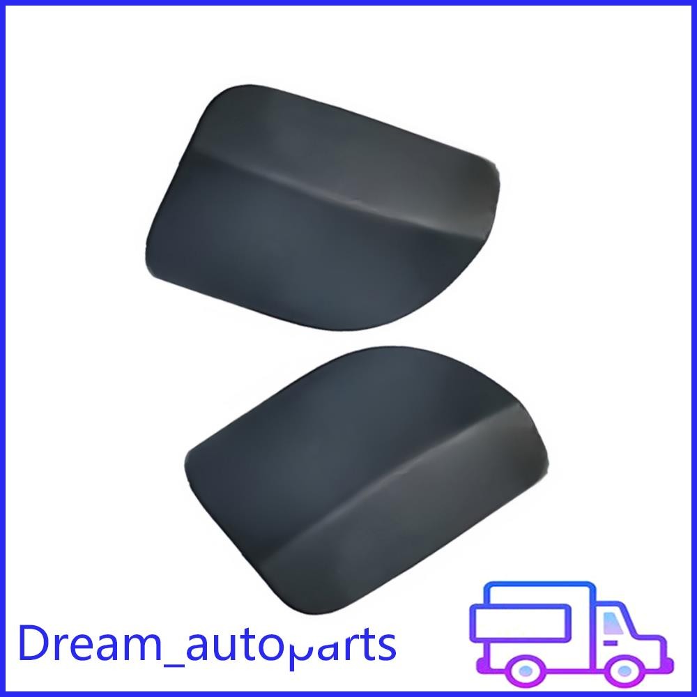 Set of 2 Front Headlight Water Spray Nozzle Cover for Giulia 2015-2021 Unpainted Q