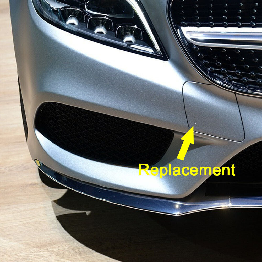 Front Bumper Tow Hook Cover Tow Eye Cap Fit for Mercedes W218 CLS400 550 2015-17