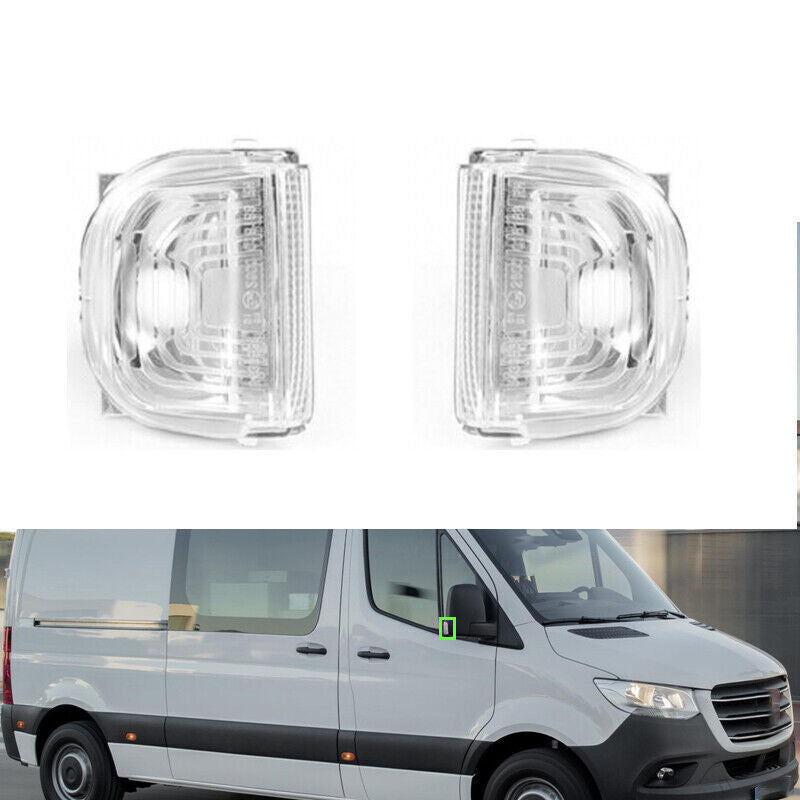 1Pair Rearview Mirror Light Turn Signal Lamp Fit for Mercedes Sprinter 2019-2020