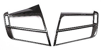 for BMW X5 F15 2014-18 Carbon Fiber Console Left And Right Air Outlet Vent Trim