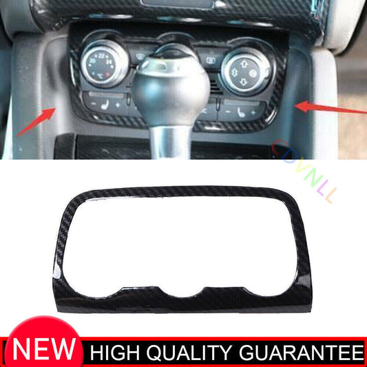 for Audi TT 2008-2014 Carbon Fiber Inner Console AC Switch Control Cover Trim 1P
