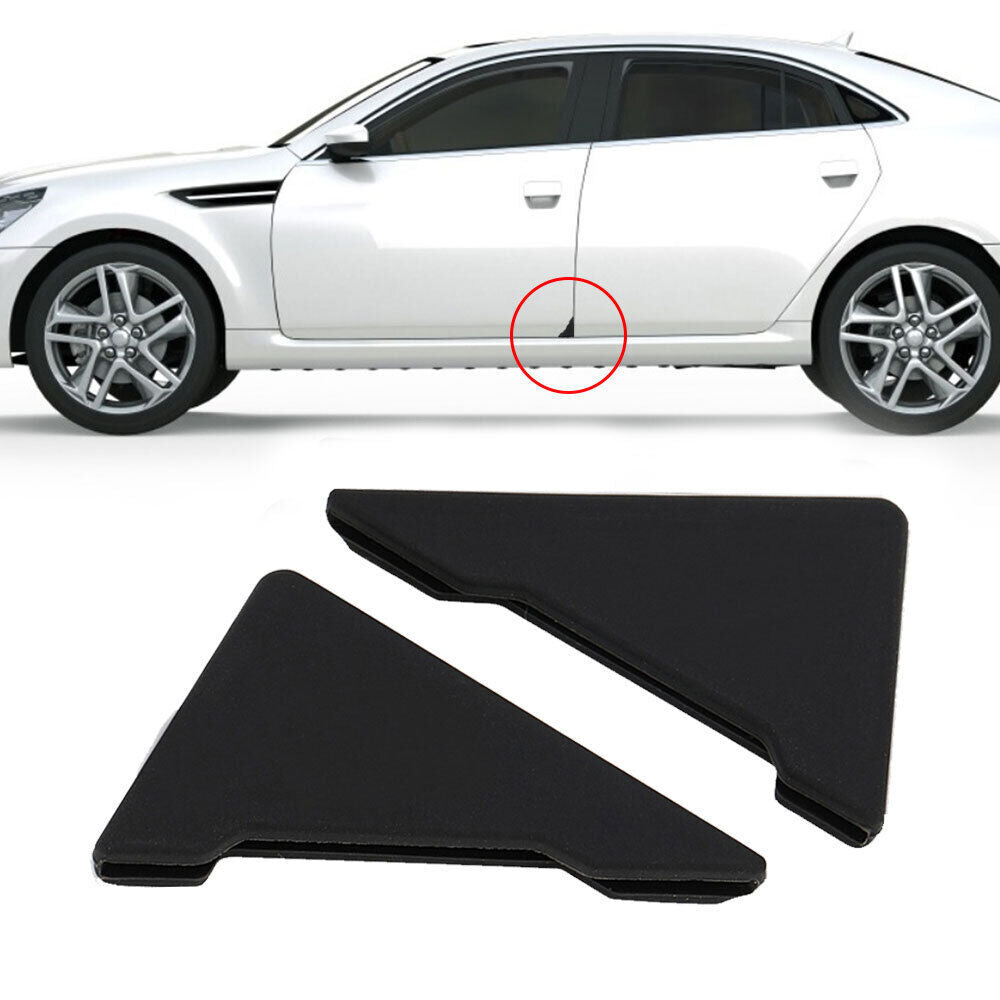 4-piece car door 90° corner cover black anti-scratch protection kit silicone n