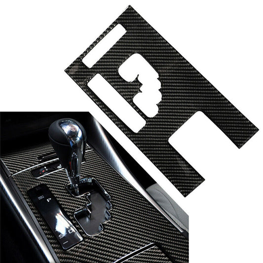 1 piece carbon fiber gear shifter panel cover trim for LEXUS IS250 300 350 2006-12