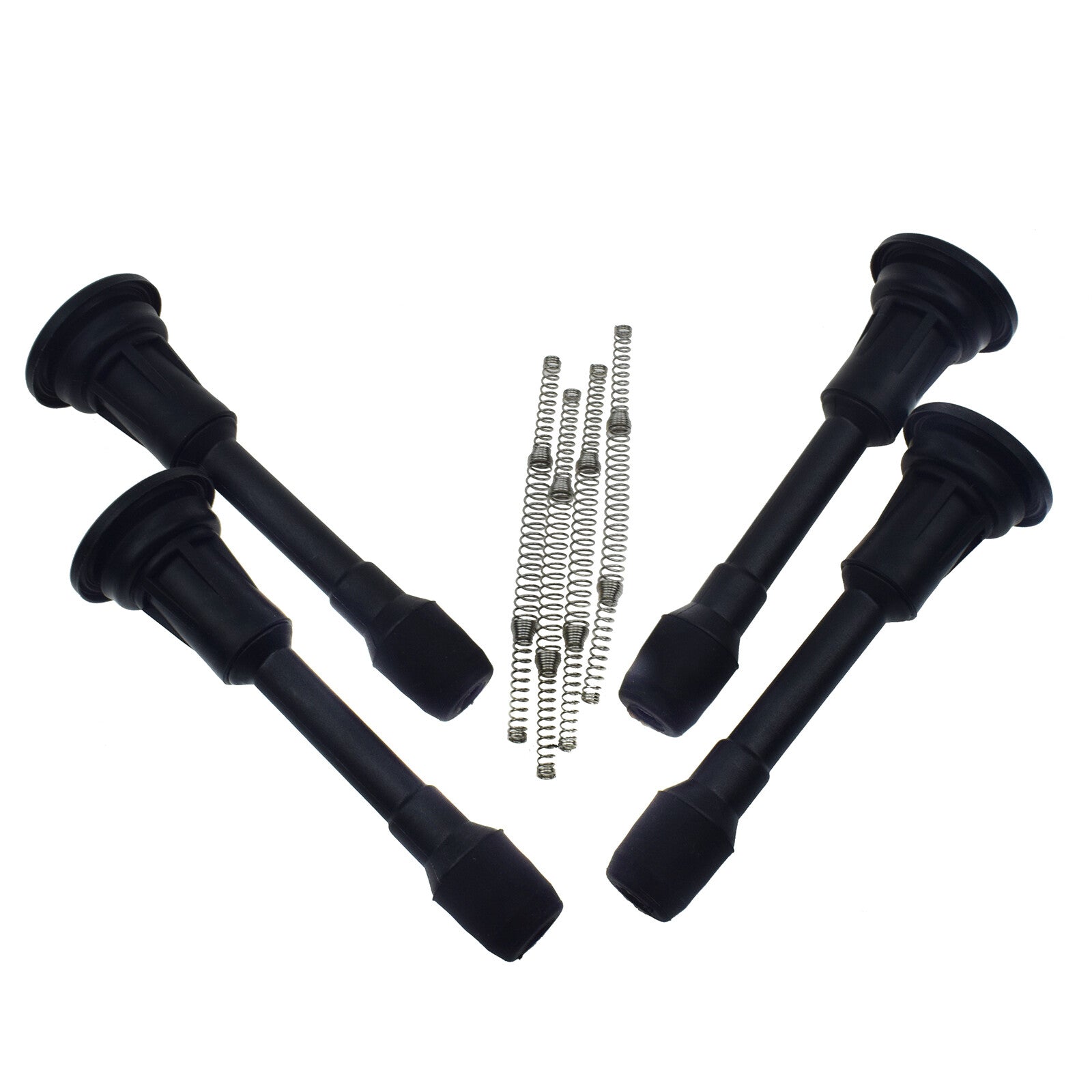 Set of 4 Ignition Coil Rubber Boot Spring for Nissan Altima Rogue Sentra Versa-