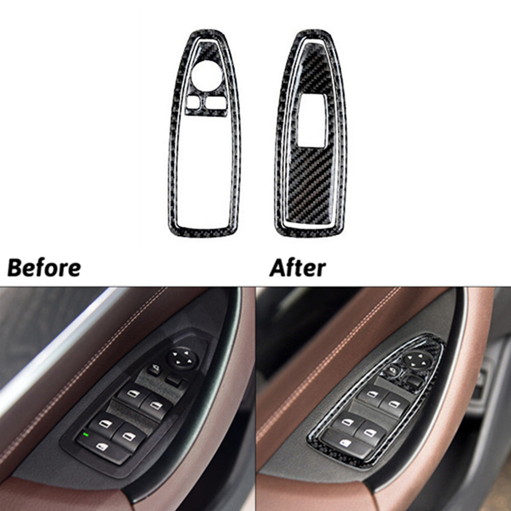 Red Carbon Fiber Rearview Mirror A-pillar Cover Trim For 718 2016-2022 v
