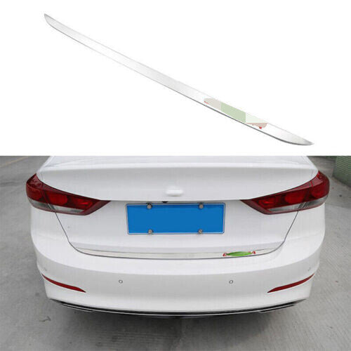 for Hyundai for Elantra 2017-2018 Chrome Car Rear Door Trunk Lid Tailgate Strip Trim