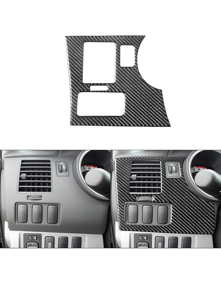 Suitable for Honda Accord 2013-2017 carbon fiber ABS Dash L&R AC socket ventilation rack 2P- v