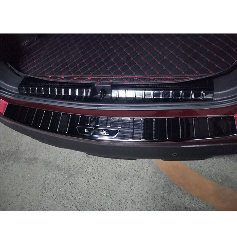 For Equinox 2018-2021 Black Outer Rear Bumper Protector Cover Trim 1PC n