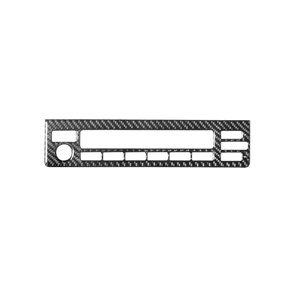 Carbon Fiber Central Radio CD Control Cover Trim For X5 E70 X6 E71 2011-2013 v