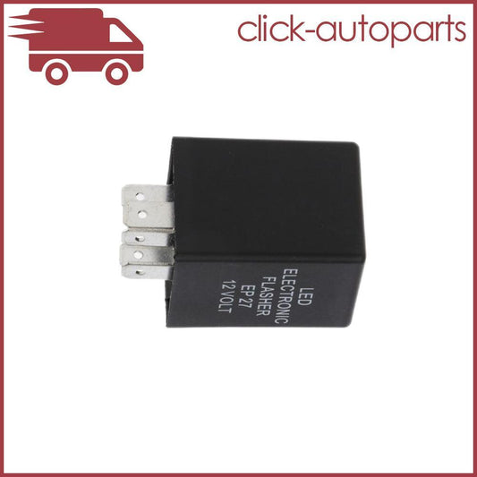 5 Pins 12V LED Flasher Relay Decoder Fix Fits Turn Signal Lamp Hyper Flash issue Q