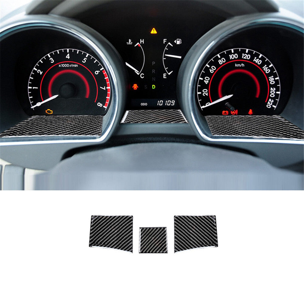 Red Carbon Fiber Gear Shift Frame Trim Cover for Dodge for Challenger 2008-2014 v