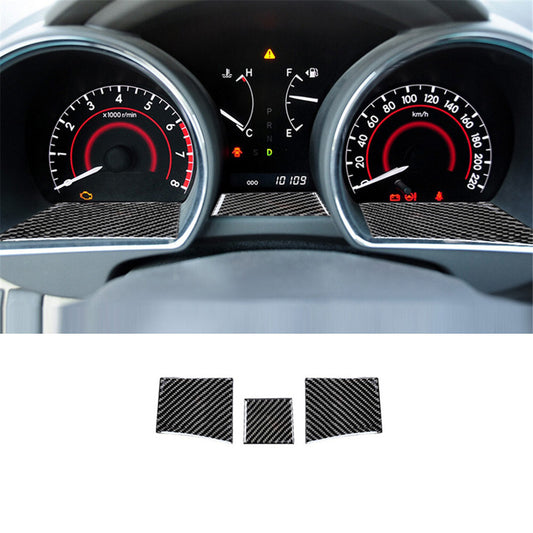 Red Carbon Fiber Gear Shift Frame Trim Cover for Dodge for Challenger 2008-2014 v