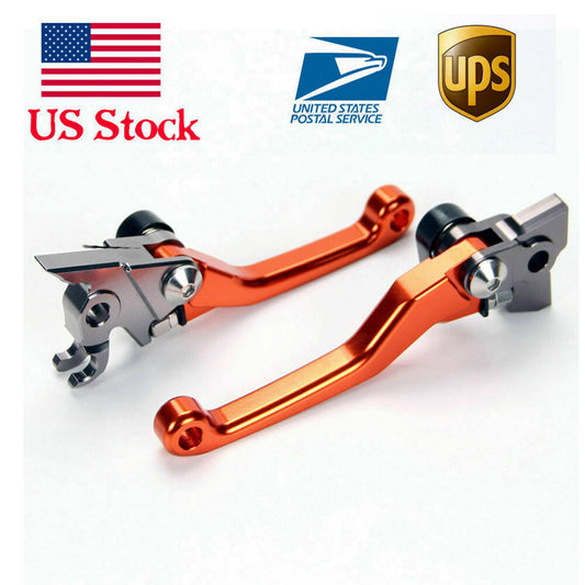 Orange Brake Clutch Levers handle for 250/300/350/450/500 XC-W/XCF-W/SX/SXF