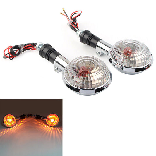Turn Signal Indicator Light For Vstar XVS XV400 1300 650 1100 V-MAX 1200 White Q