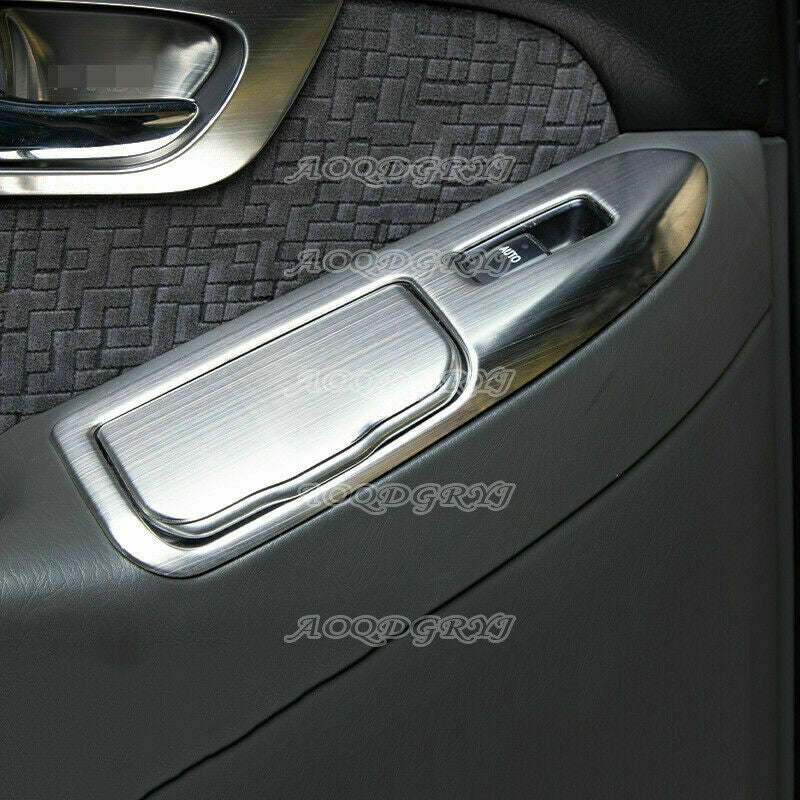 For Rogue 2021-2024 Matte Silver Steering Wheel Molding Trim Frame Covers v