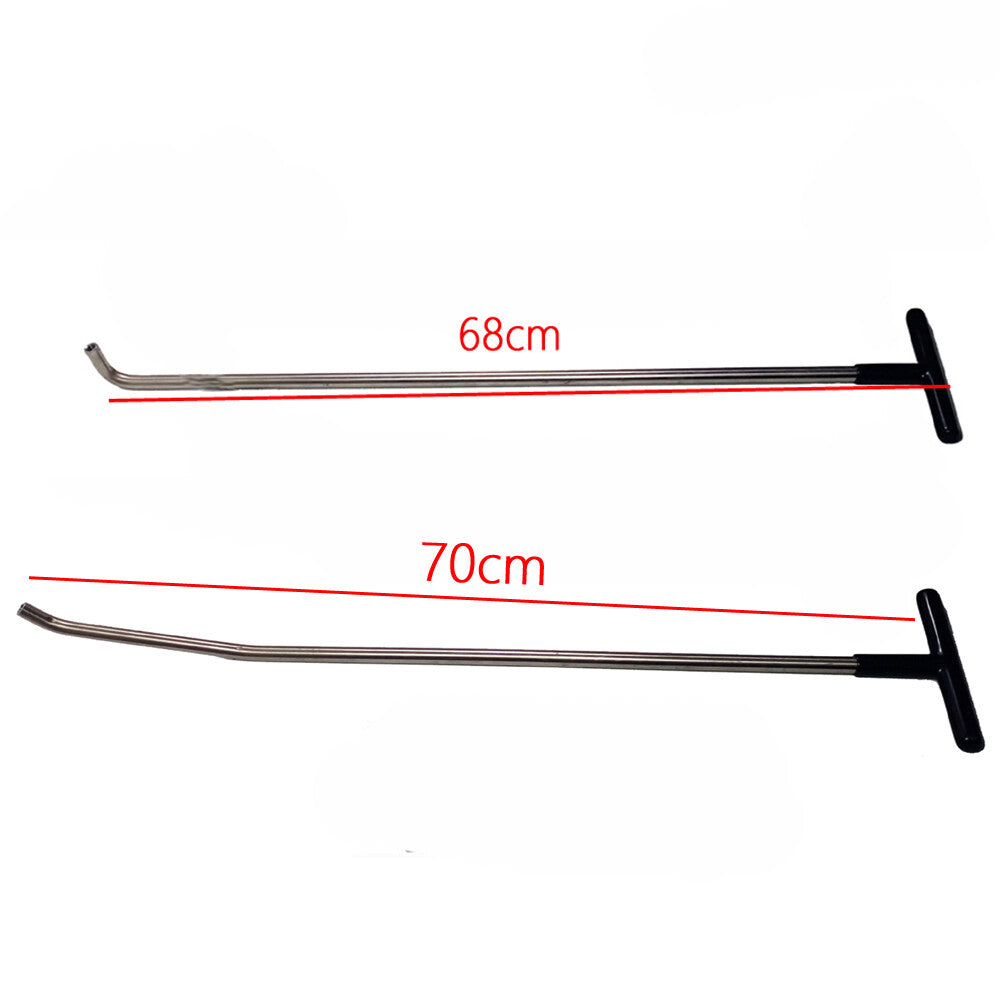 Paintless Dent Repair Rod Kit Auto Dent Removal Tools Pullout Tools 2PCS v