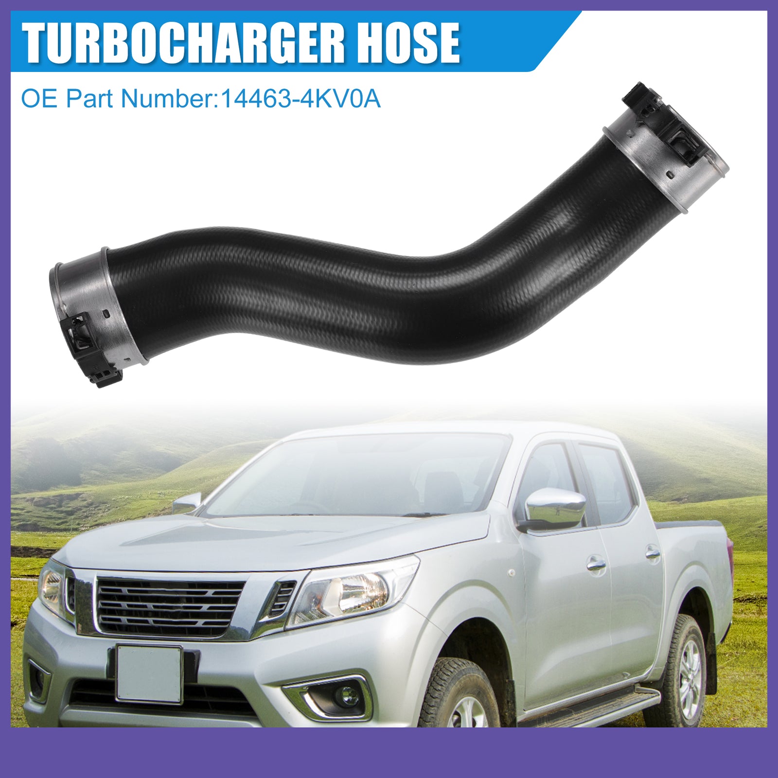 No.14463-4KV0ACar Turbocharger Intercooler Hose ONE Custom FIT for NP300 n