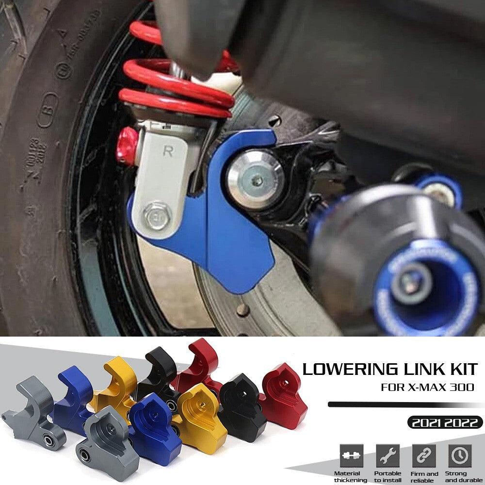 Motorcycle Rear Shock Suspension Adjuster Lowering Link Kit for Yamaha X-MAX300