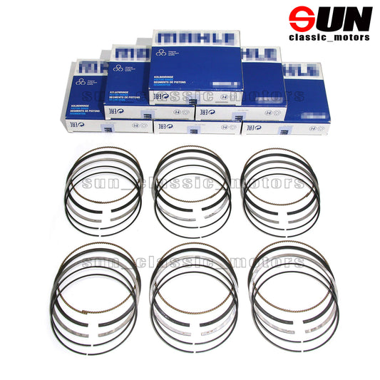6x STD Piston Rings Set For 330d 535d X5 F10 F30 N57 E90 3.0 Diesel L6