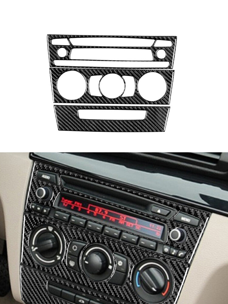 for Mazda MX-5 2016 Carbon Fiber Interior Navi Displayer Base Frame Cover Trim v