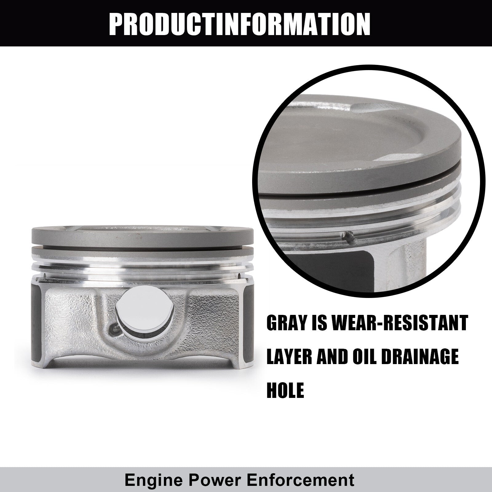 4 Set 55580184 Pistons Rings Kit for Chevy for Cruze Sonic Trax Encore 11-21 1.4L