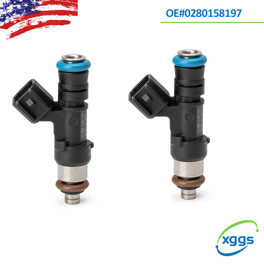 2PCS 0280158197 for Polaris RANGER 800 RZR S800 RZR800 Razor Fuel Injectors Q