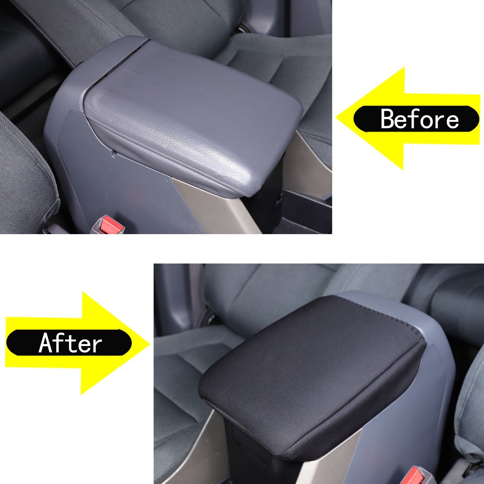 Center console cover and armrest protective cover suitable for Honda Pilot 2003-2008- n