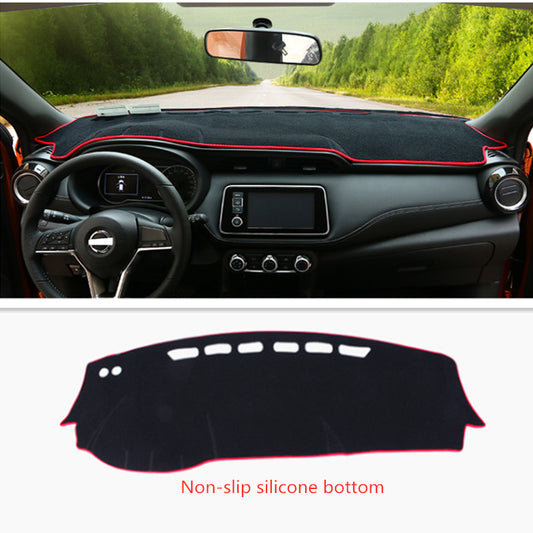 1P Inner Dashboard Dash Mat Non-slip DashMat Sun Shade for Nissan Kicks 2017-23
