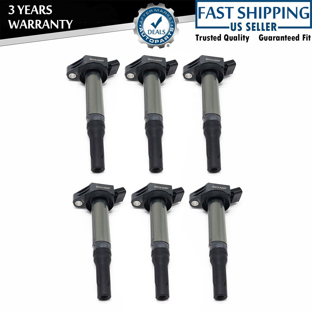 6PCS Ignition Coils for Toyota for Camry RAV4 for Avalon for Lexus RX350 ES350 3.5L UF487