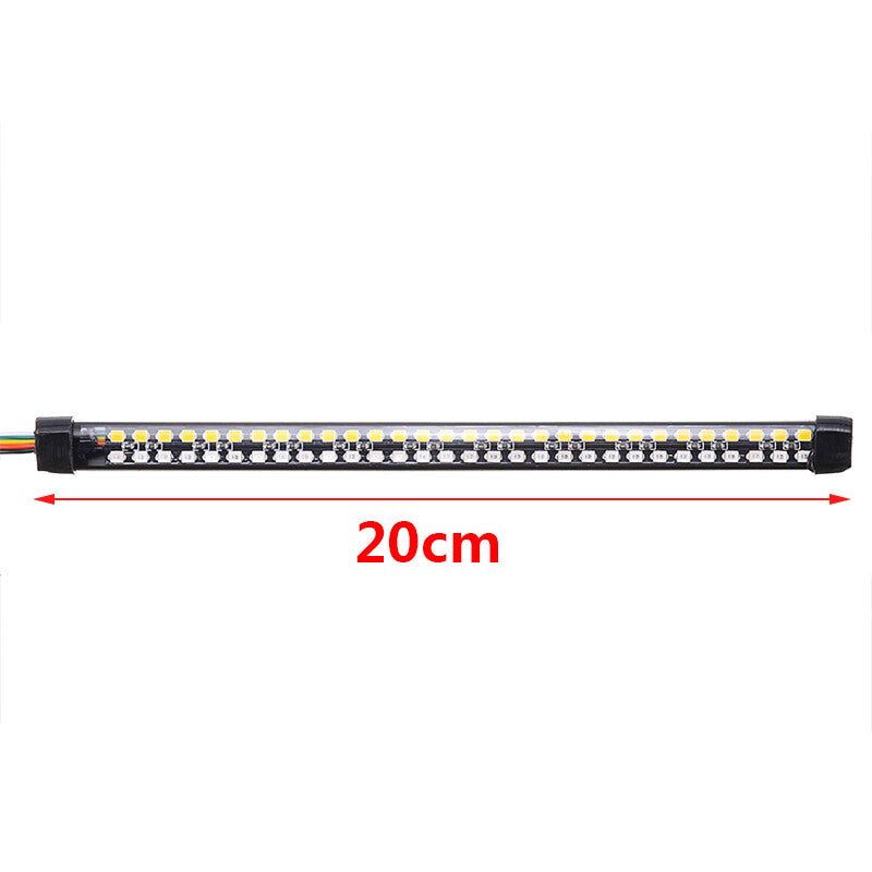 2x Flexible Motorcycle LED Strip LED Brake Stop Turn Signals Running Tail Light Q