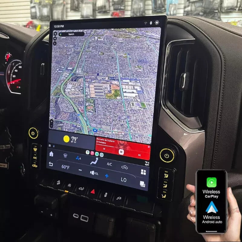 15.6 Radio for Chevrolet Silverado for GMC for Sierra 2019-2023 for Tesla Vertical Screen
