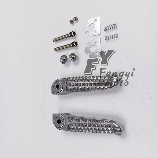 Aluminum Silver Rear Footrests Foot pegs for YAMAHA YZF1000 R1 R6 R3 R15 R25